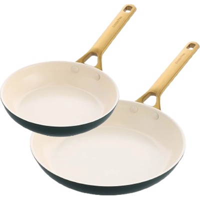 GreenPan Sada 2 nepriľnavých keramických panvíc Padova 20 + 26 cm, tmavo zelená CC008815-001