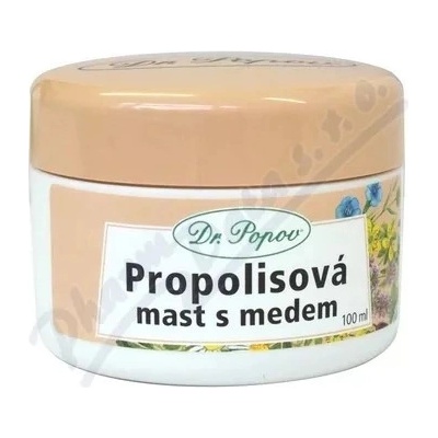 Dr. Popov propolisová masť s medom 100 ml