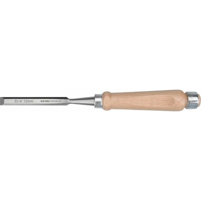 Dláto, drevená rukoväť, 12mm, dĺžka 275mm, CrV, EXTOL PREMIUM