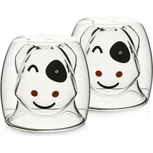 4Home Termo pohár Hot&Cool Happy Cow 2 x 210 ml