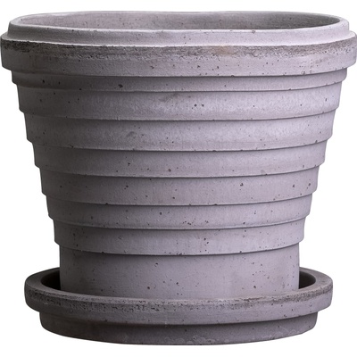 Bergs Potter Саксия Planet Neptune с поставка 21 см сива (PLAG21S)