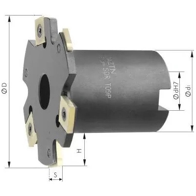 Kotoučová fréza včetně nákružku Z16 D 160 x10 mm