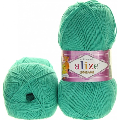 Alize Cotton Gold nefritově zelená 610