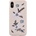 DEVIA Flower Embroidery Jalam Case - дизайнерски кожен кейс с ръчна бродерия за iPhone XS, iPhone X (бежов)