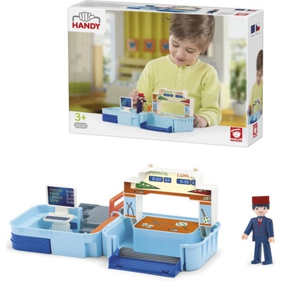 efko Igráček Handy Nádraží s výpravčím a příslušenstvím