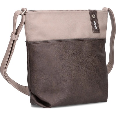 Zwei kabelka crossbody Jana J10 CHO Chocolate hnědá