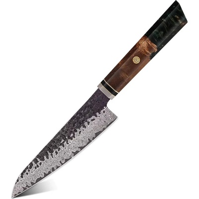 IZMAEL Damaškový kuchynský nôž Airi Petty/Zelená 15 cm