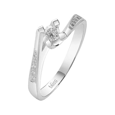 Bliss Златен дамски пръстен с диаманти Bliss 20081220 (20081220)