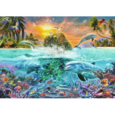 Ravensburger - Puzzle The underwater island - 1 000 piese