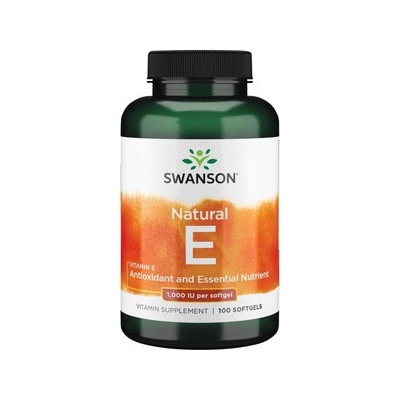 Swanson Natural Vitamin E 1000 IU 100 gelové tablety
