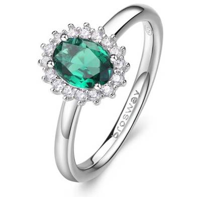 Brosway prsten Fancy Life Green BWFLG71