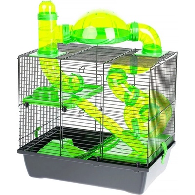 INTER-ZOO Pet Products Клетка за гризачи ROCKY + TERRACE 40 x 27 x 37, 5 мм