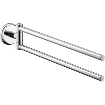 Hansgrohe Logis - Držiak na uterák dvojramenný, chróm 41612000