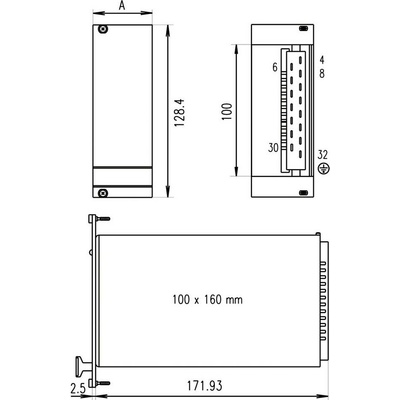 nVent SCHROFF 21006943 Přední panel 1 ks