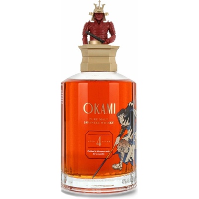 Okami 4 yo Pure Malt 40% 0,7 l (holá láhev)