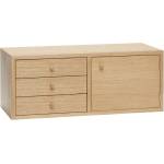 Hübsch Висящо шкафче от декор от дъб естествено 50x20 cm Piccolo - Hübsch (881101F)