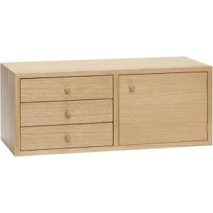 Hübsch Висящо шкафче от декор от дъб естествено 50x20 cm Piccolo - Hübsch (881101F)