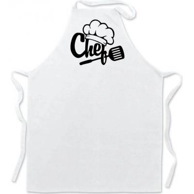 Povidlo.cz Zástěra Chef Bílá