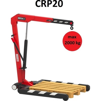 Mega - Испания Кран за двигатели 2т - сгъваем с паралелни крака ; mega crp20