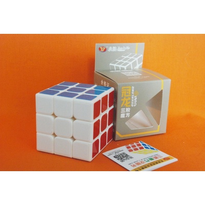 Kostka 3x3x3 YJ GuanLong Plus bílá