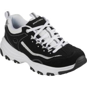 Skechers Дамски маратонки Skechers Womens I Conik Low-Top Trainers - Black/White