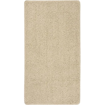 vidaXL Шаги килим, кремав, 80x150 см, противоплъзгащ (340387)