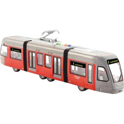 Made Tramvaj na setrvačník se světlem a hudbou 46cm