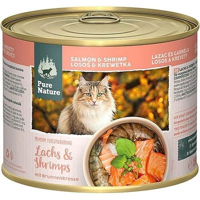 Pure Nature Cat Adult Losos a Krevety 190 g