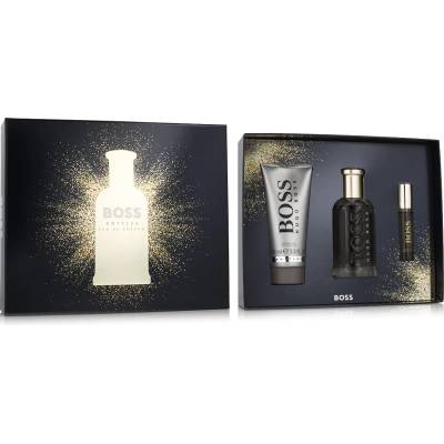 HUGO BOSS Boss Bottled Подаръчен комплект EDP 100 ml + EDP 10 ml + душ гел 100 ml опция Shimmering Cover with Bottle