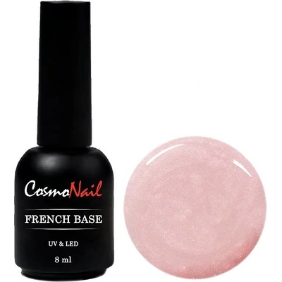 CosmoNail French base LL Glitter 014, 8 ml