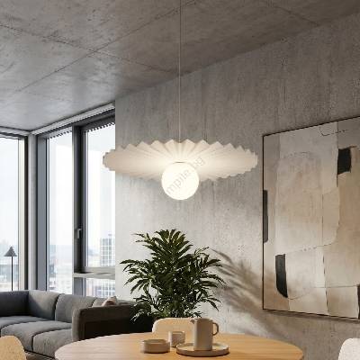 Emibig Люстра на кабел UMBRA 1xG9/8W/230V бяла (EB0368)