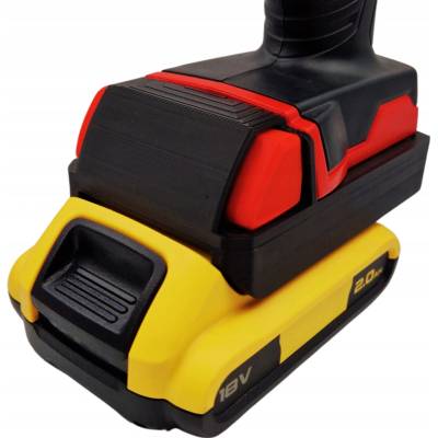 Virgo 3D Adaptér baterie DeWalt pro nářadí Milwaukee M18 akumulátor - redukce / adaptér