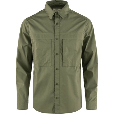 Fjällräven Мъжка риза с копчета Fjällräven Abisko Trail Shirt L/S Shirt - Green - размер XXL (033-2248-0315)