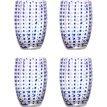 Bloomingville Brinley чаши 350 мл, сини, 4 бр (82072202)