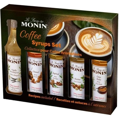Monin Coffee box sirupy 5 x 50ml