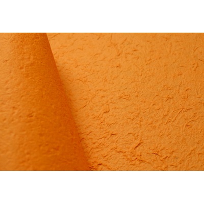 Sapaimport Morušový ruční papír nelisovaný - světle oranžový Velikost: 23x32 cm