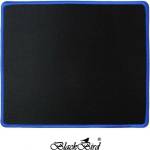BlackBird Подложка за мишка Gamer NanoGlide 21x25 см, дебелина 3 мм, със сини шевове по краищата (BH1832)