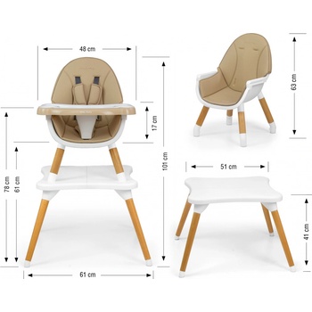 Milly Mally 2v1 Malmo Beige