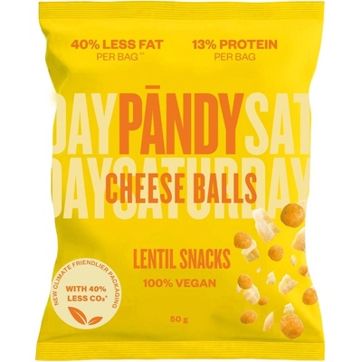 PANDY Čočkové chipsy 50 g příchuť sýrové 50 g