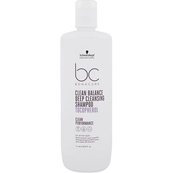 Schwarzkopf BC Bonacure Clean Balance Deep Cleansing Shampoo 1000 ml
