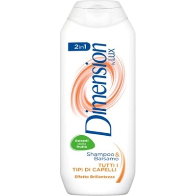 Dimension by Lux 2in1 šampón a kondicionér 2 v1 pre všetky typy vlasov 250 ml