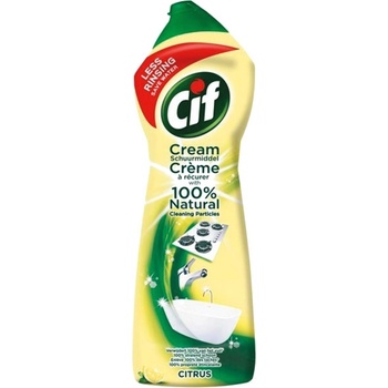 CIF Cream Lemon Čistiaci prípravok, s účinnými mikročasticami, s vôňou citrónu 750 ml