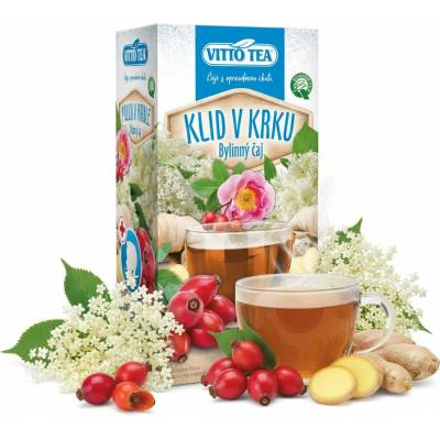 Vitto Tea Intensive Klid v krku doplněk stravy s bylinami 20 x 1,5 g