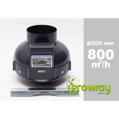 Prima Klima ventilátor PK200-A 200 mm 800 m3/h 1-rychlostní