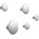 Muuto Куки за стена Dots Metal цвят алуминий 5 бр (97223)