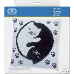 Diamond Dotz Диамантен гоблен Diamond Dotz - Спящи котки, възглавница 18 x 18 cm (DDP2041)