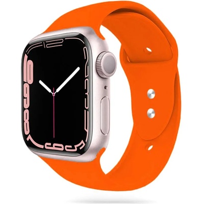 Tech-Protect Силиконова каишка за Apple Watch 4/5/6/7/8/9/SE/Ultra (44/45/49 mm) от Tech-Protect IconBand - оранжева (9589046926471)