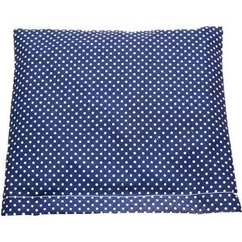 TORF Възглавница с черешови костилки, синя на точки, 18 x 19 см