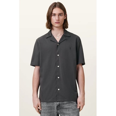 AllSaints риза мъжка памучна HUDSON (M081SA)