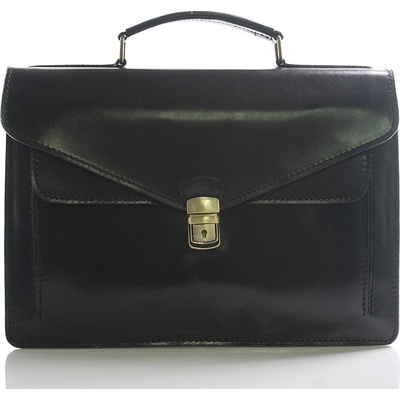 Dámská kožená aktovka Belinda černá – Zbozi.Blesk.cz
